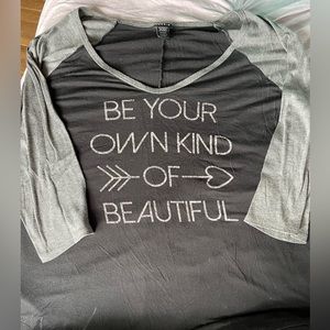 Torrid | Raglan “Be your own kind of beautiful” top
